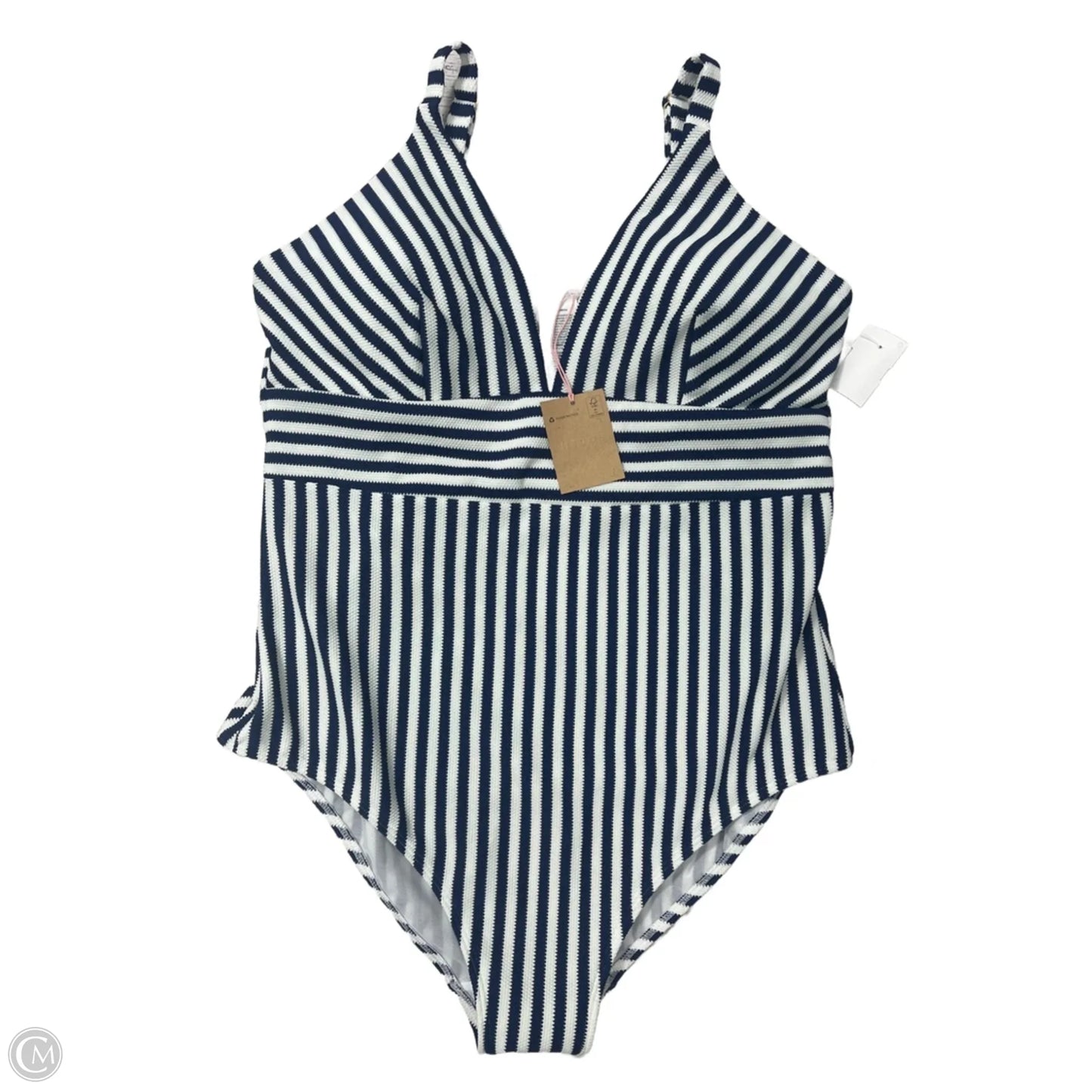 Swimsuit By Boden In Striped Pattern, Size: Xl