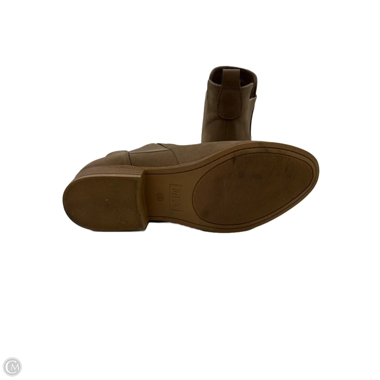 Boots Ankle Flats By Mia In Brown, Size: 8.5