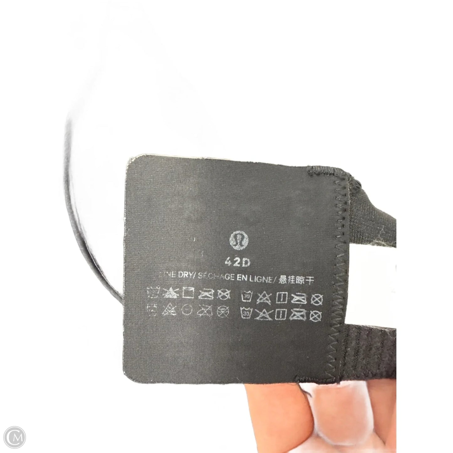 Athletic Bra By Lululemon In Black, Size: Xl