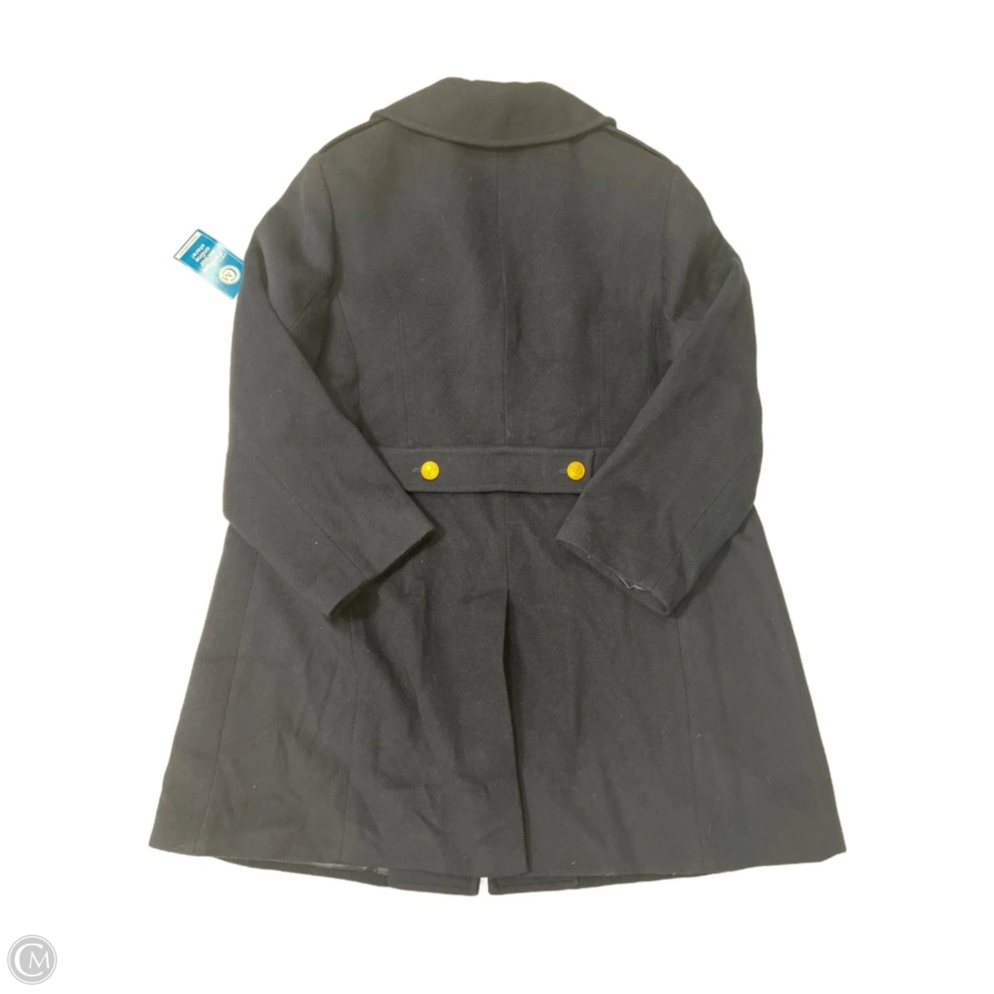 Coat Peacoat By Talbots In Navy, Size: 1x