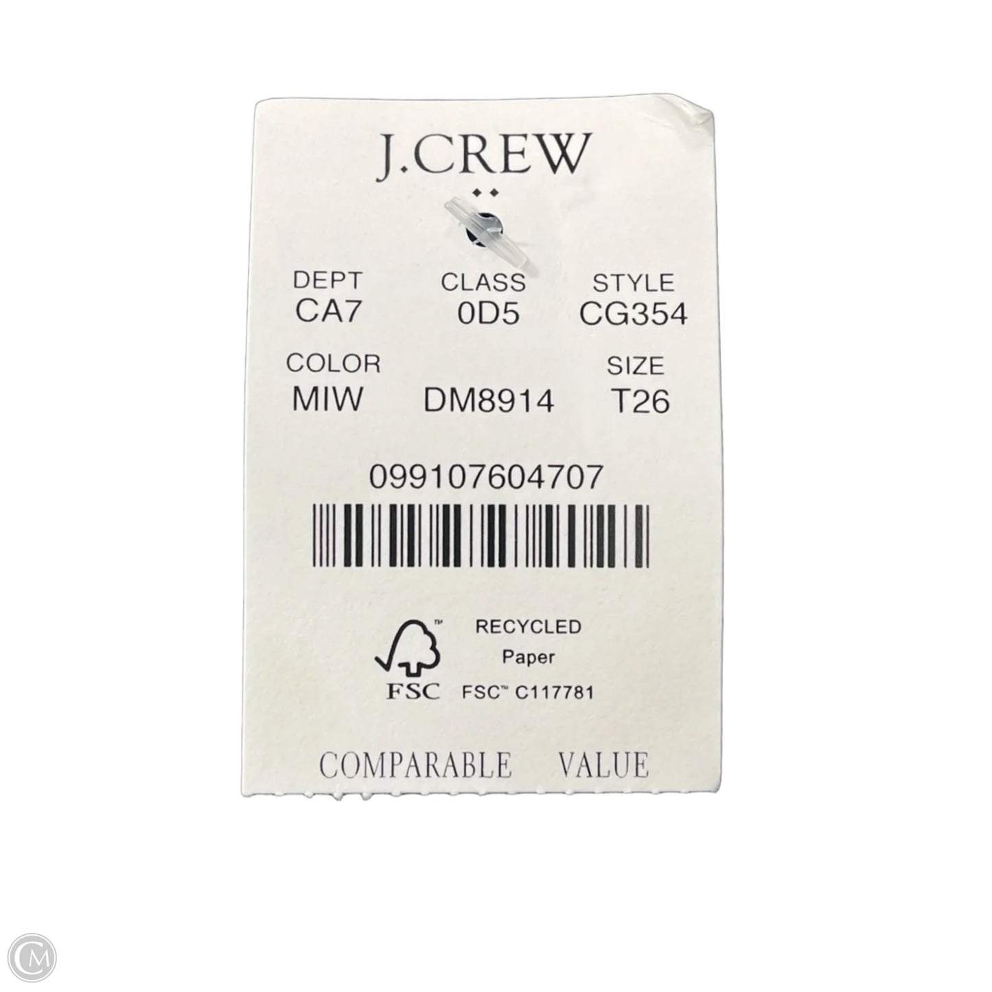 Jeans Flared By J. Crew In Blue Denim, Size: 2