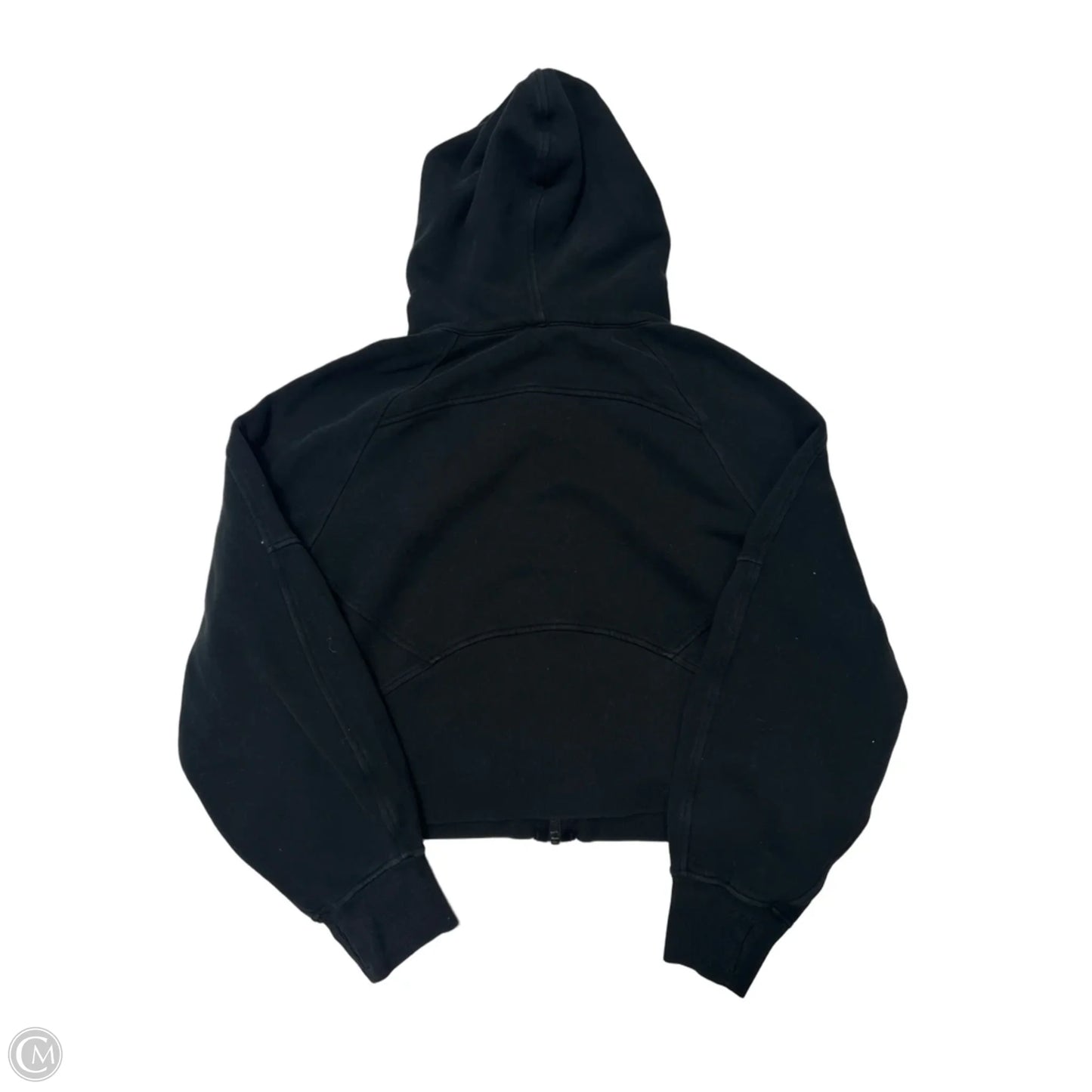Athletic Jacket By Lululemon In Black, Size: M