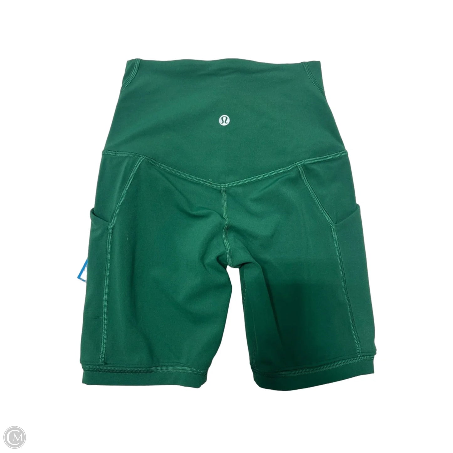 Athletic Shorts By Lululemon In Green, Size: Xs