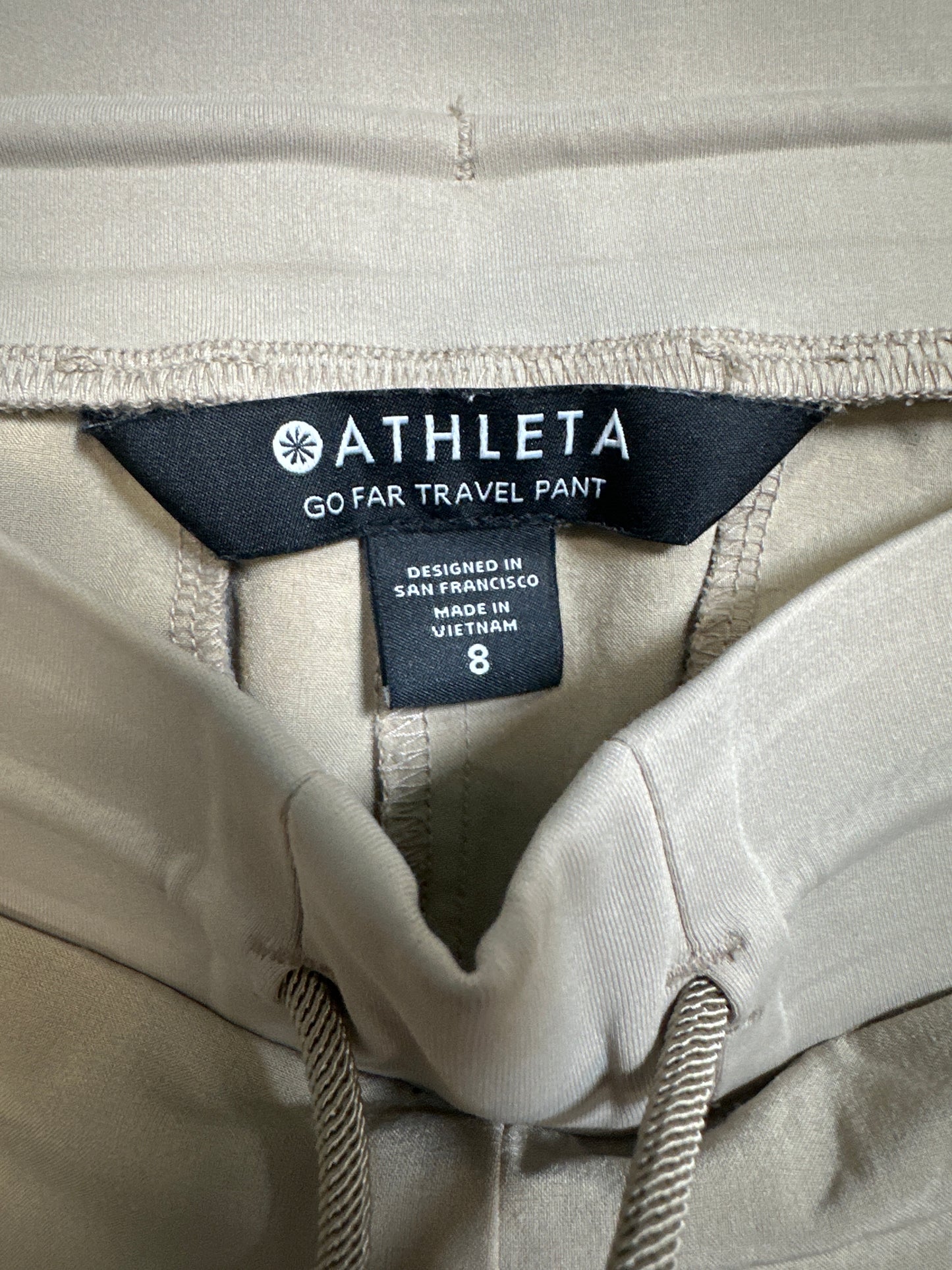 Athletic Pants By Athleta In Tan, Size: 8