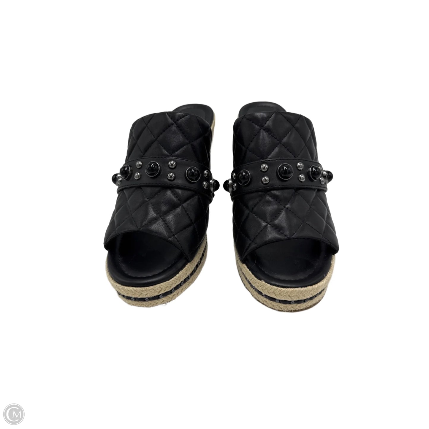 Shoes Designer By Karl Lagerfeld In Black, Size: 9
