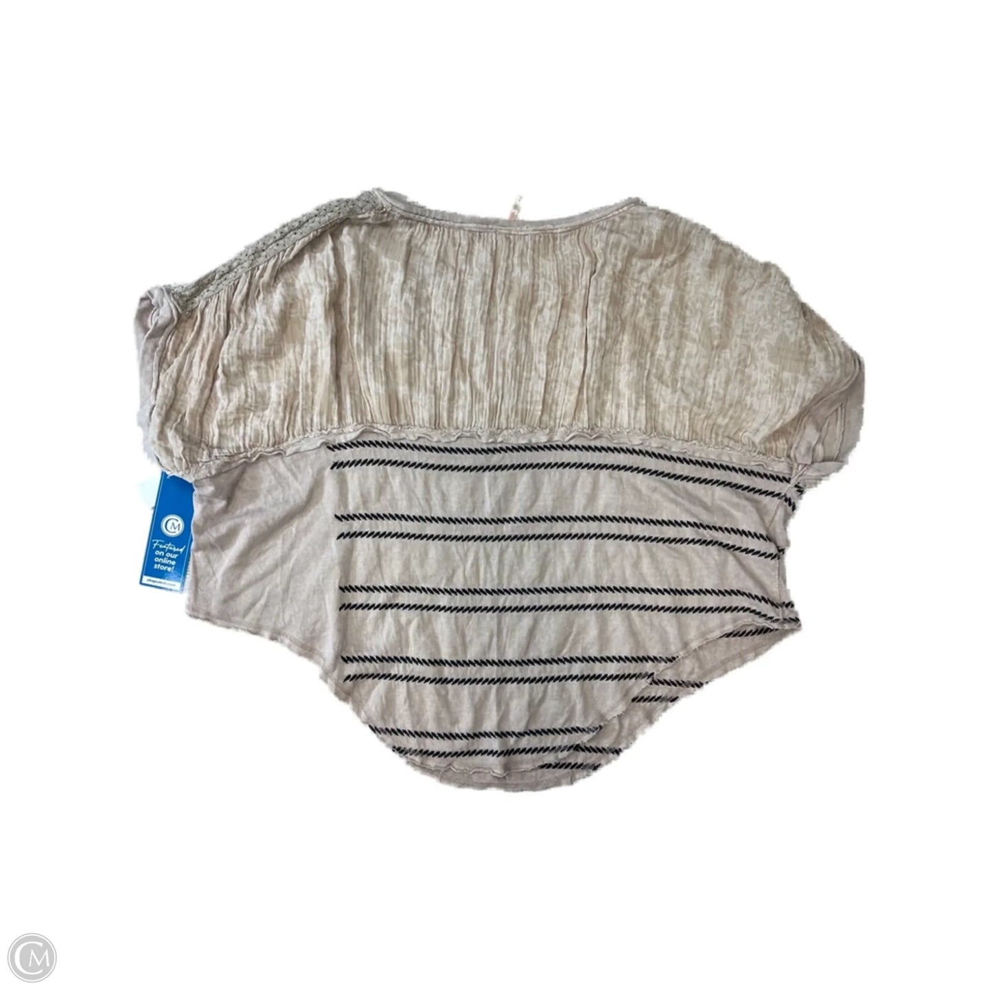 Top Short Sleeve By Free People In Pink, Size: S