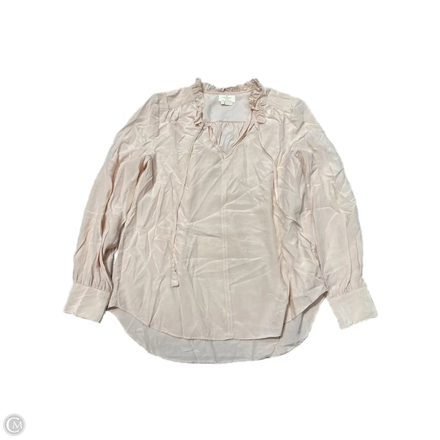 Top Long Sleeve Designer By Kate Spade In Pink, Size: M