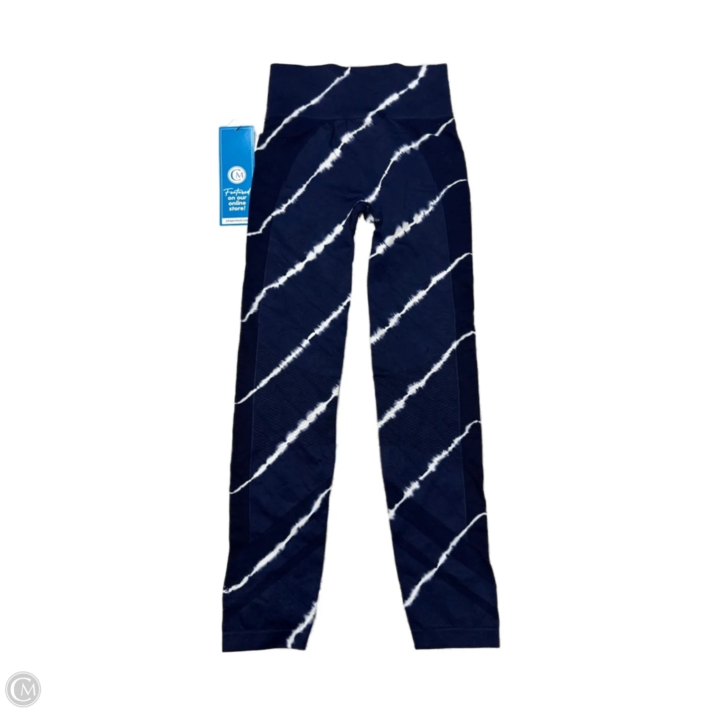 Athletic Leggings By Tory Burch In Navy, Size: Sp