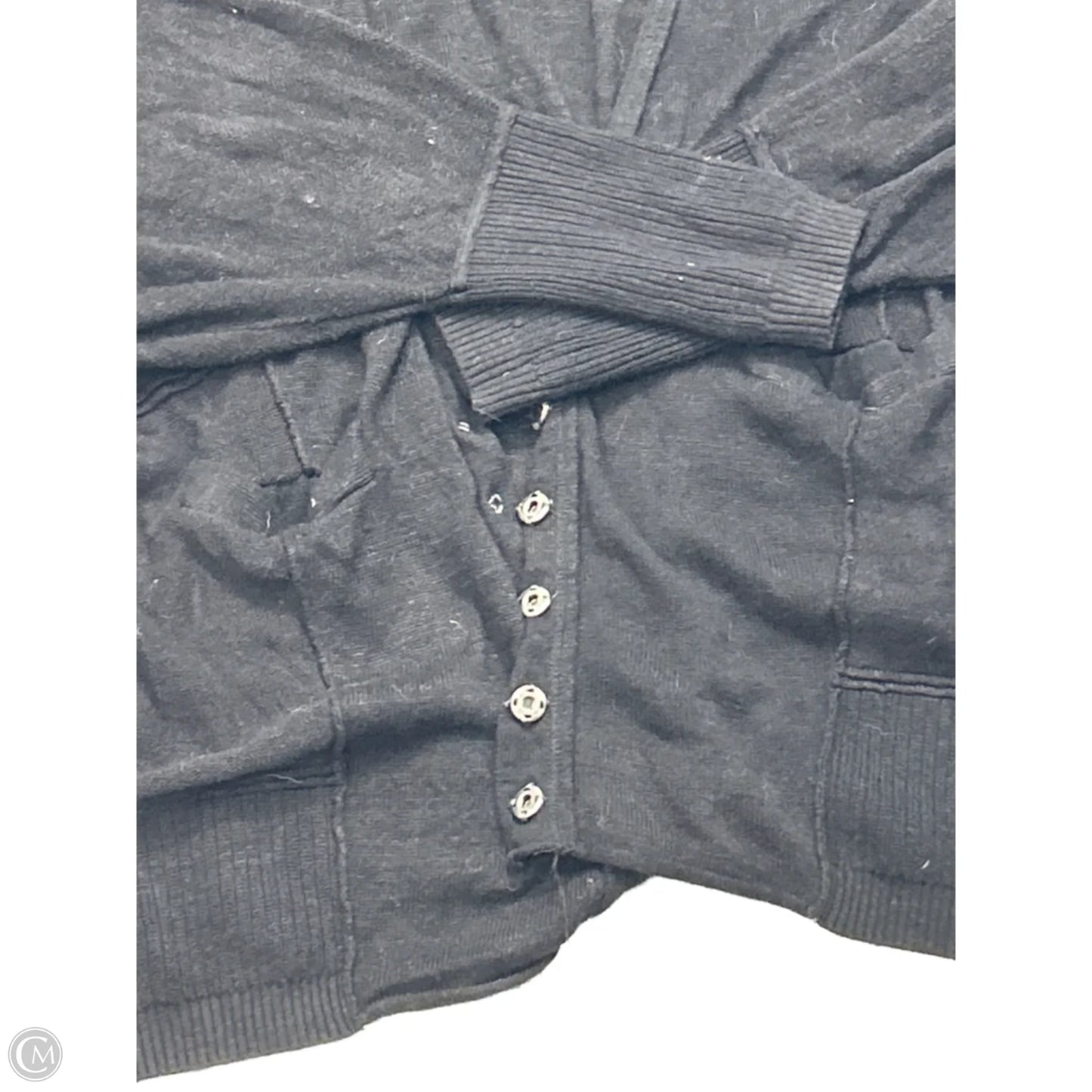 Sweater Cardigan By Free People In Black, Size: Xs