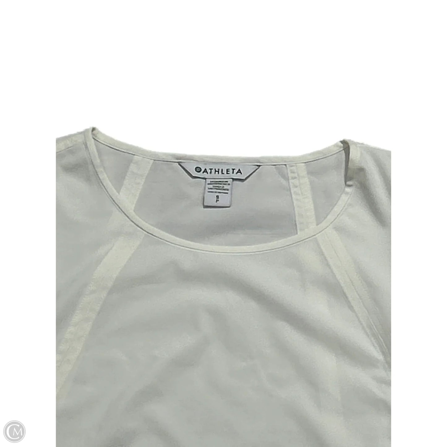 Top Sleeveless By Athleta In White, Size: Sp