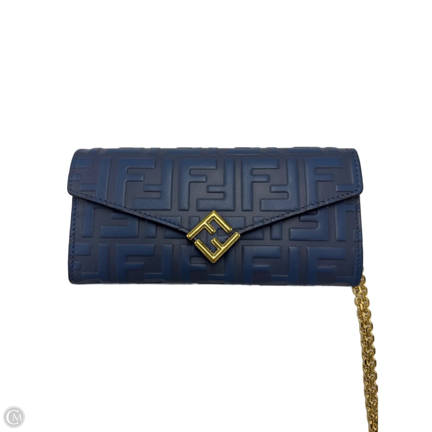 Fendi FF Diamonds Continental Luxury Wallet On A Chain
