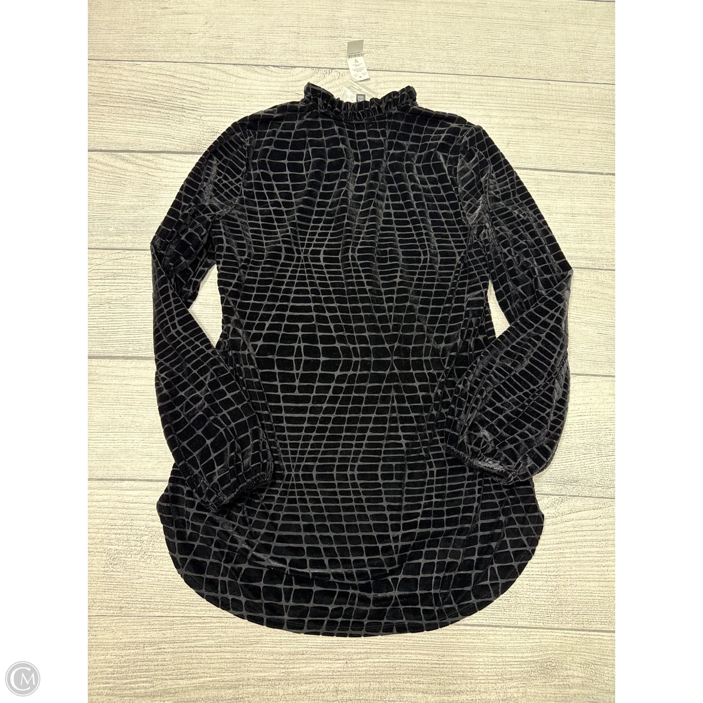 New! Top Long Sleeve By White House Black Market In Black, Size: M