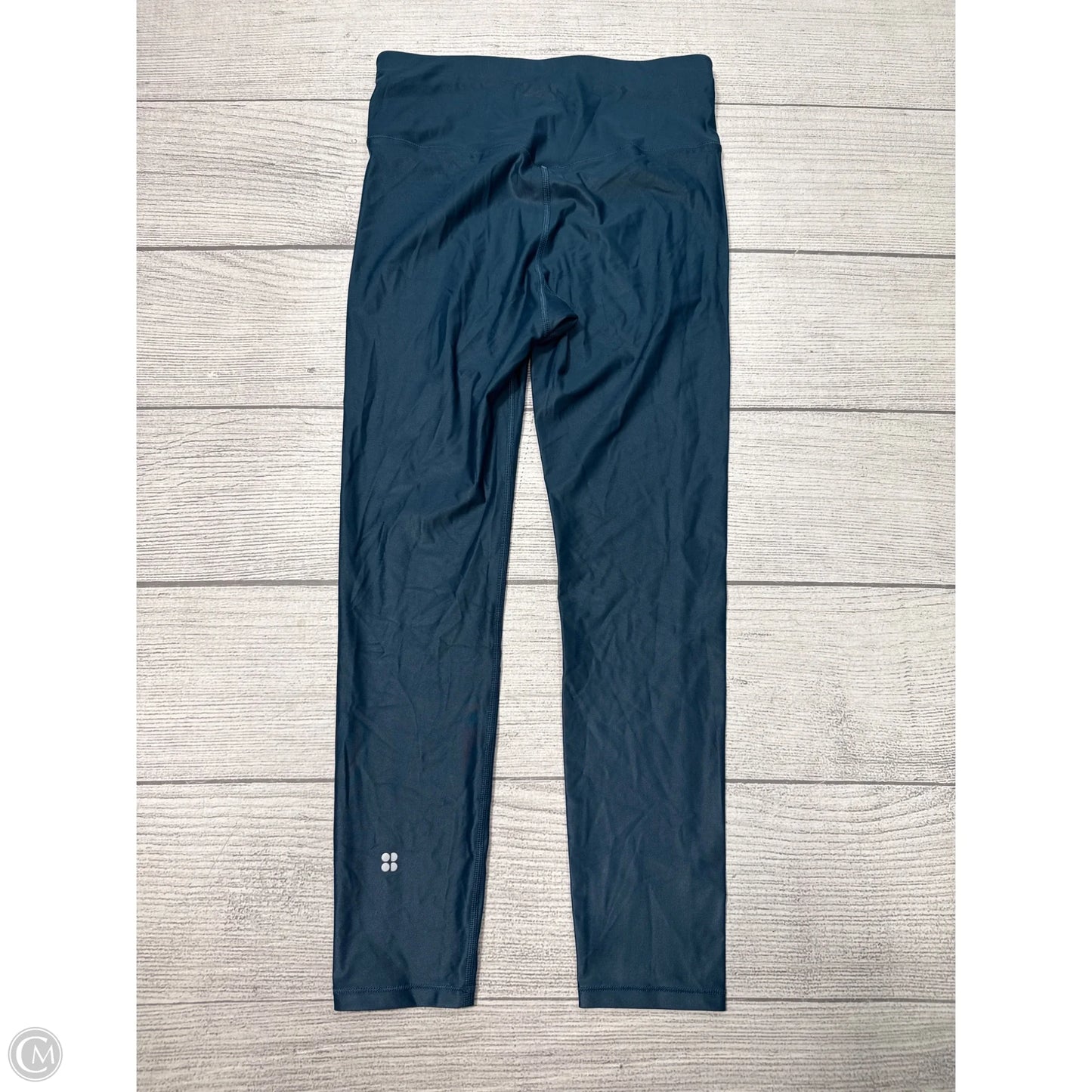 Athletic Leggings By Sweaty Betty In Teal, Size: M