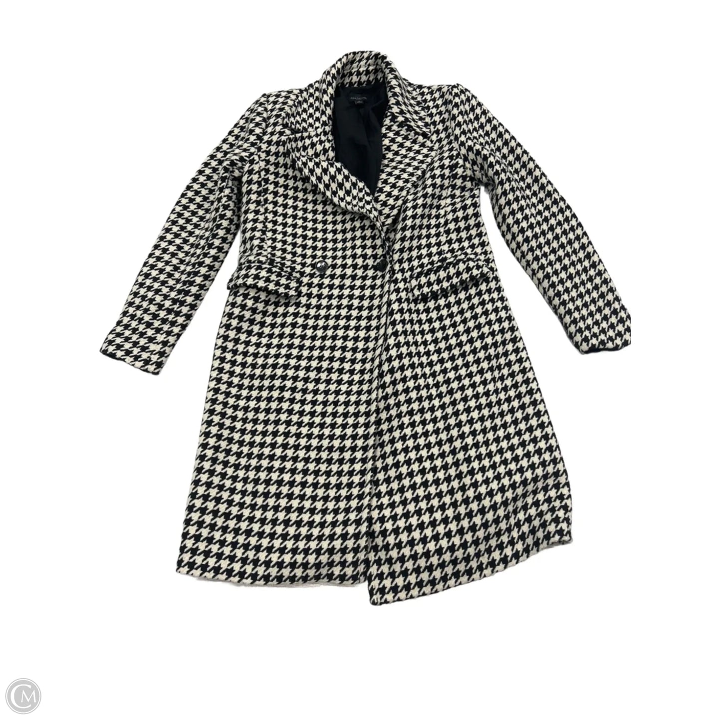 Coat By Ann Taylor In Black & White, Size: Xs