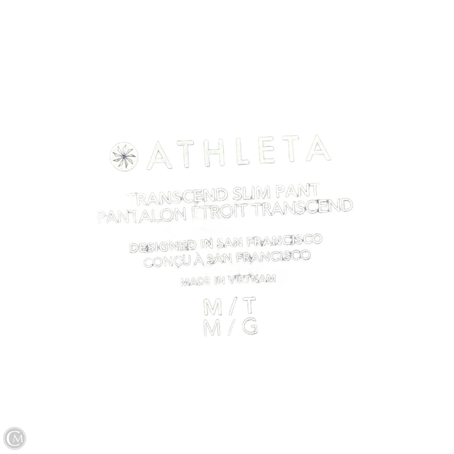 Athletic Pants By Athleta In Grey, Size: M