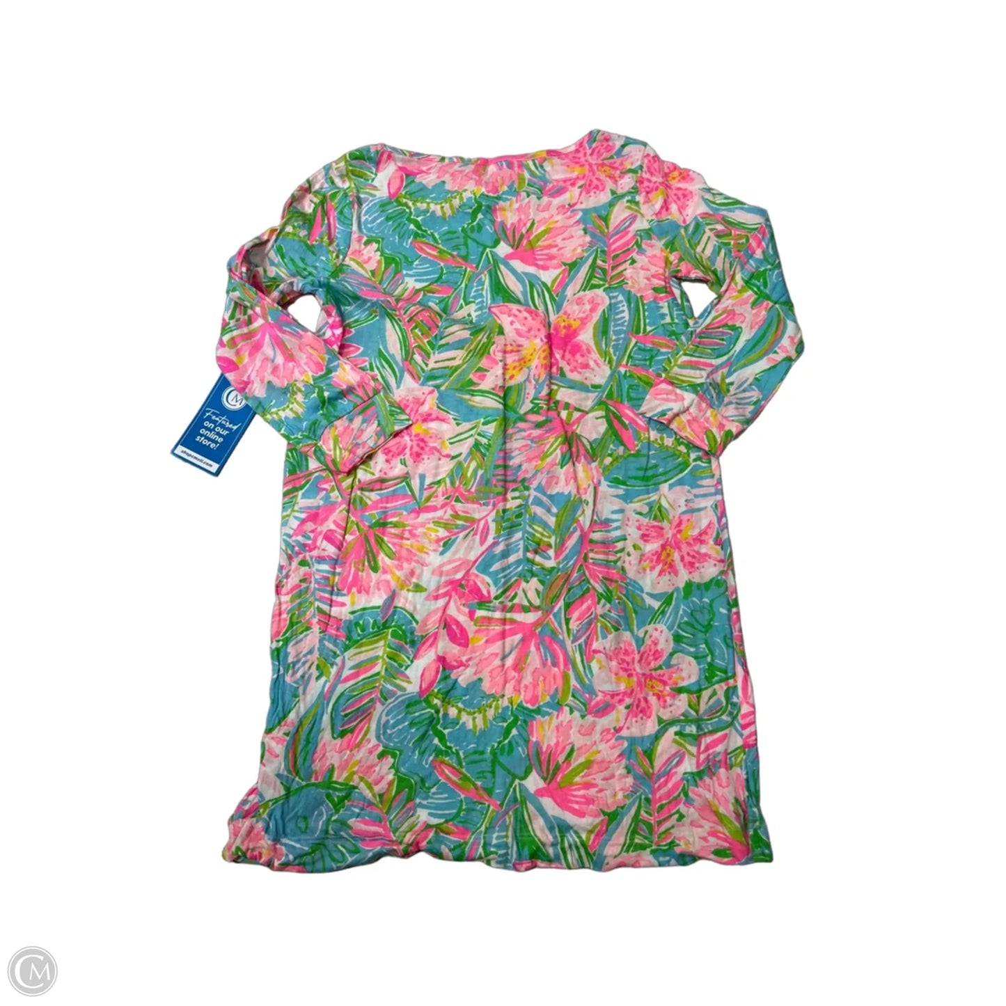 Top 3/4 Sleeve Designer By Lilly Pulitzer In Multi-colored, Size: XL (Girls 12-14)