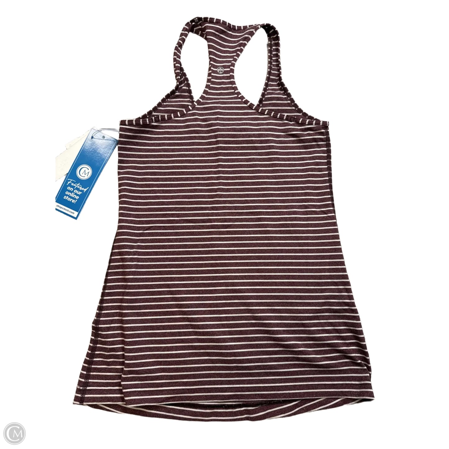 Athletic Tank Top By Lululemon In Maroon, Size: M