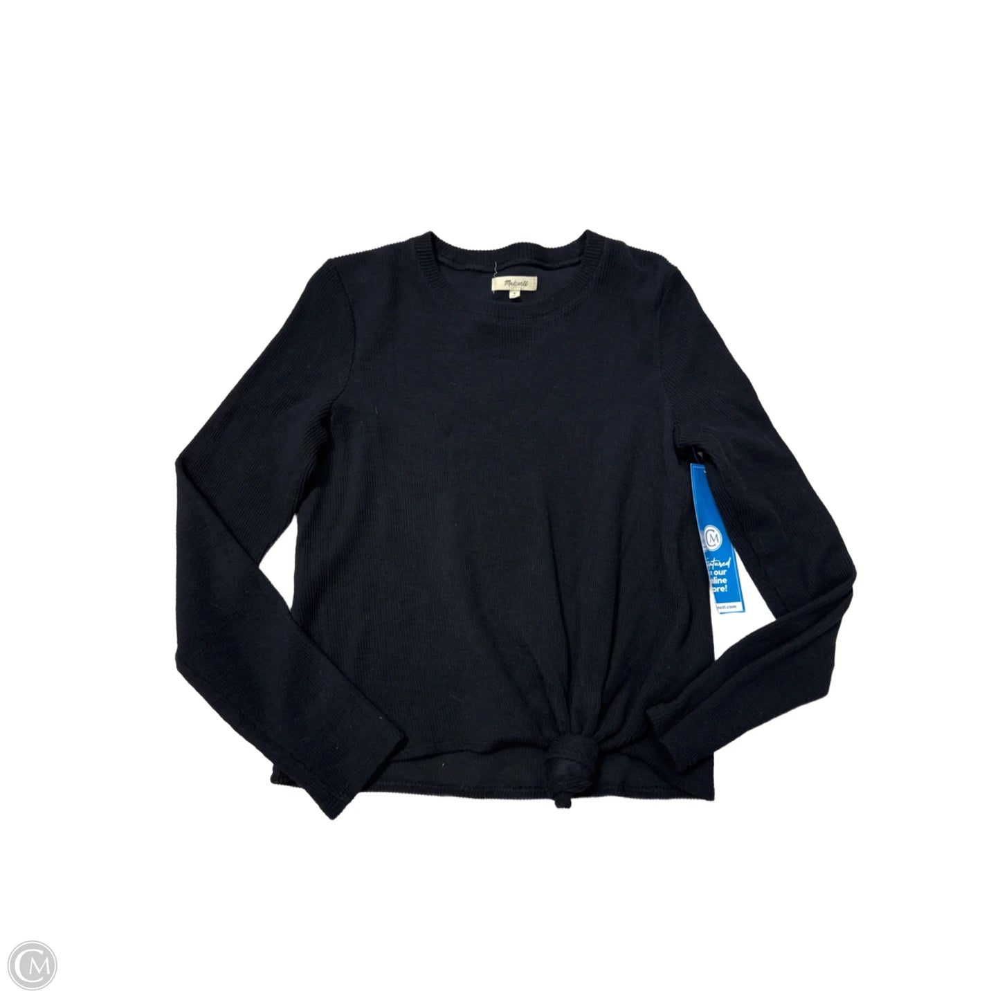 Top Long Sleeve By Madewell In Black, Size: M