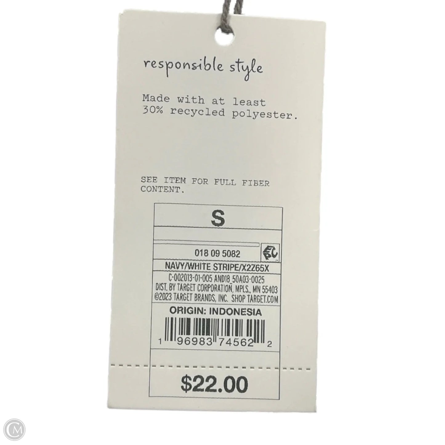 Dress Casual Midi By A New Day In Striped Pattern, Size: S