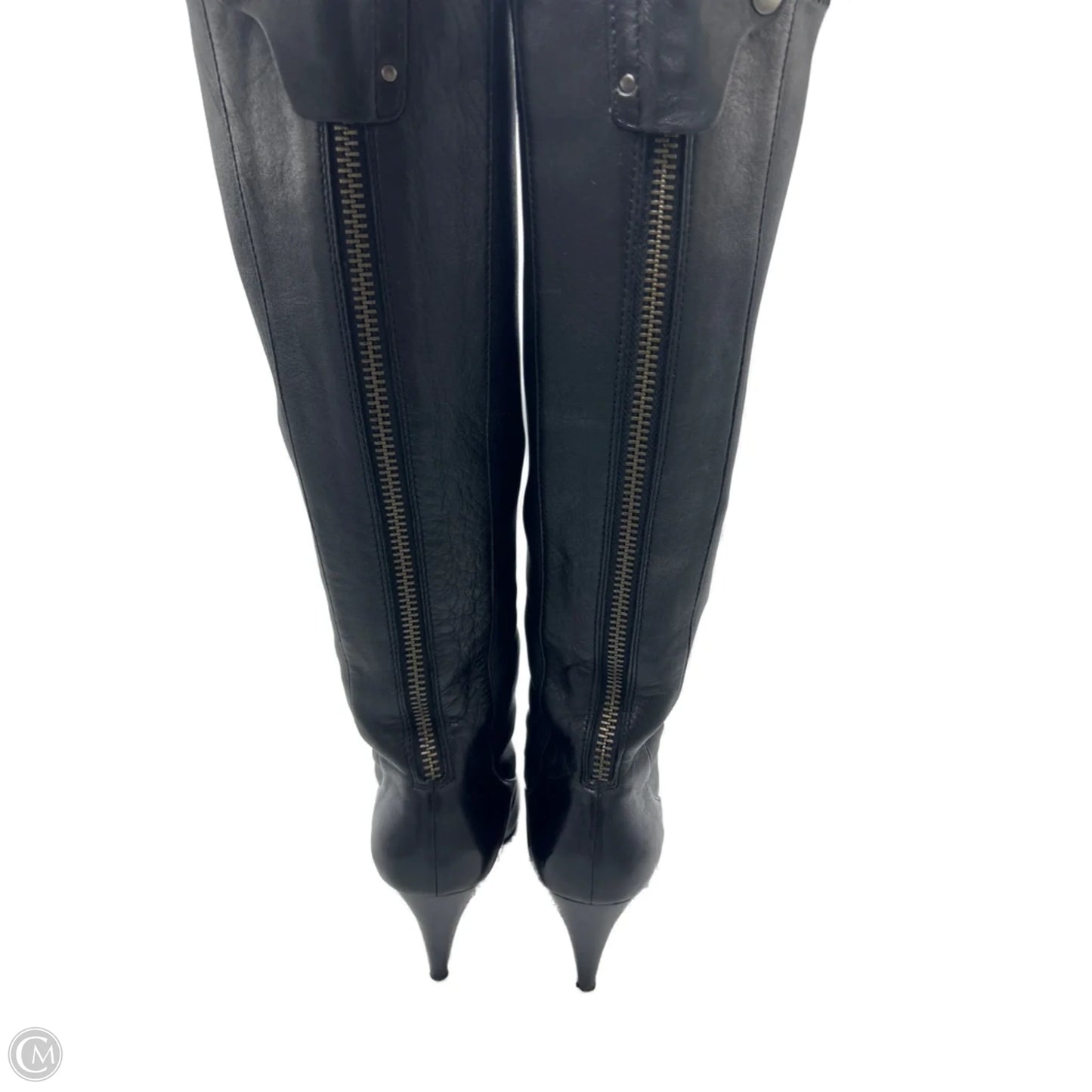 Boots Designer By Coach In Black, Size: 7