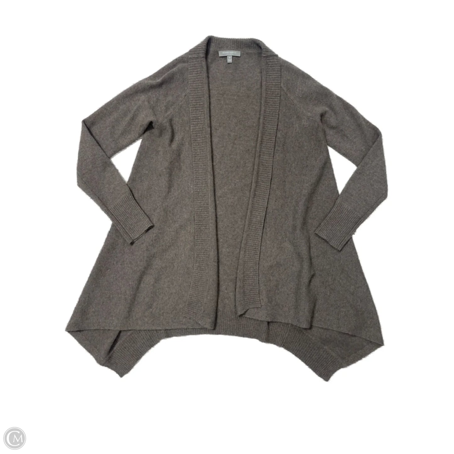 Sweater Cardigan Designer By Neiman Marcus In Brown, Size: S