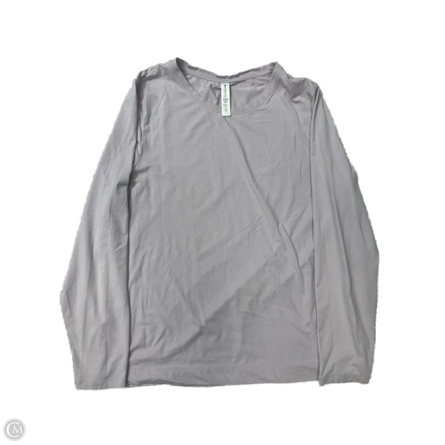 Athletic Top Long Sleeve Collar By Athleta In Pink, Size: Xl