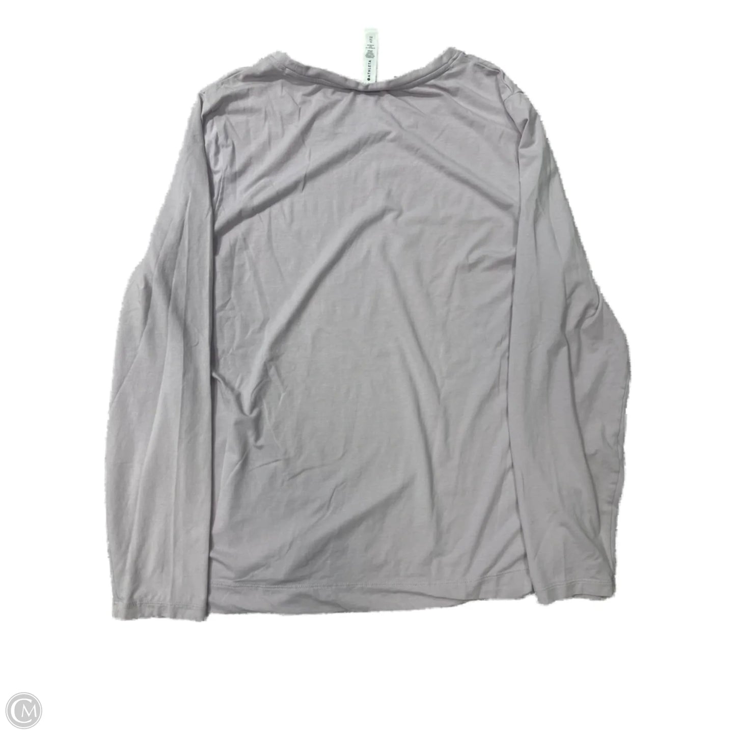 Athletic Top Long Sleeve Collar By Athleta In Pink, Size: Xl