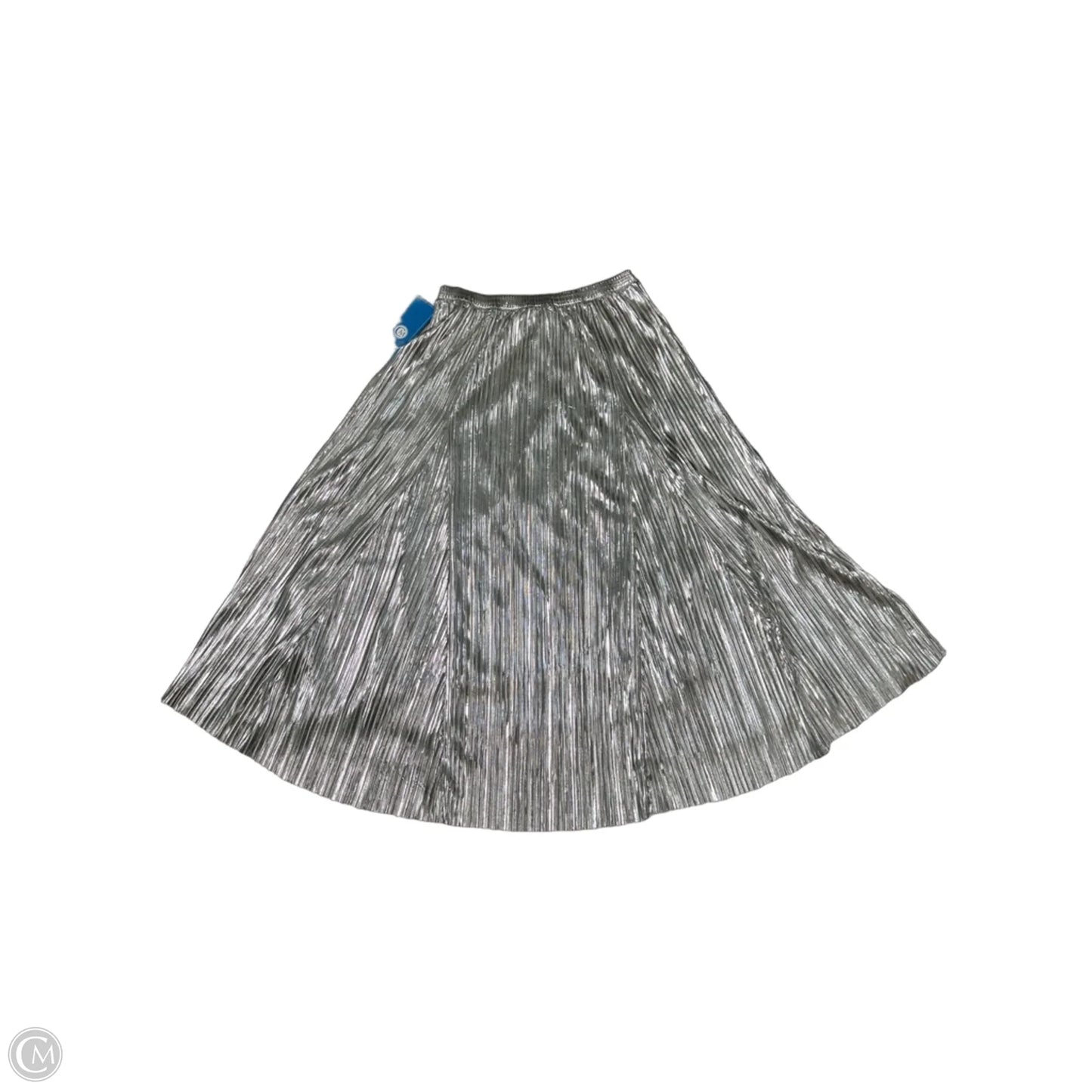 Skirt Maxi By Anthropologie In Silver, Size: S
