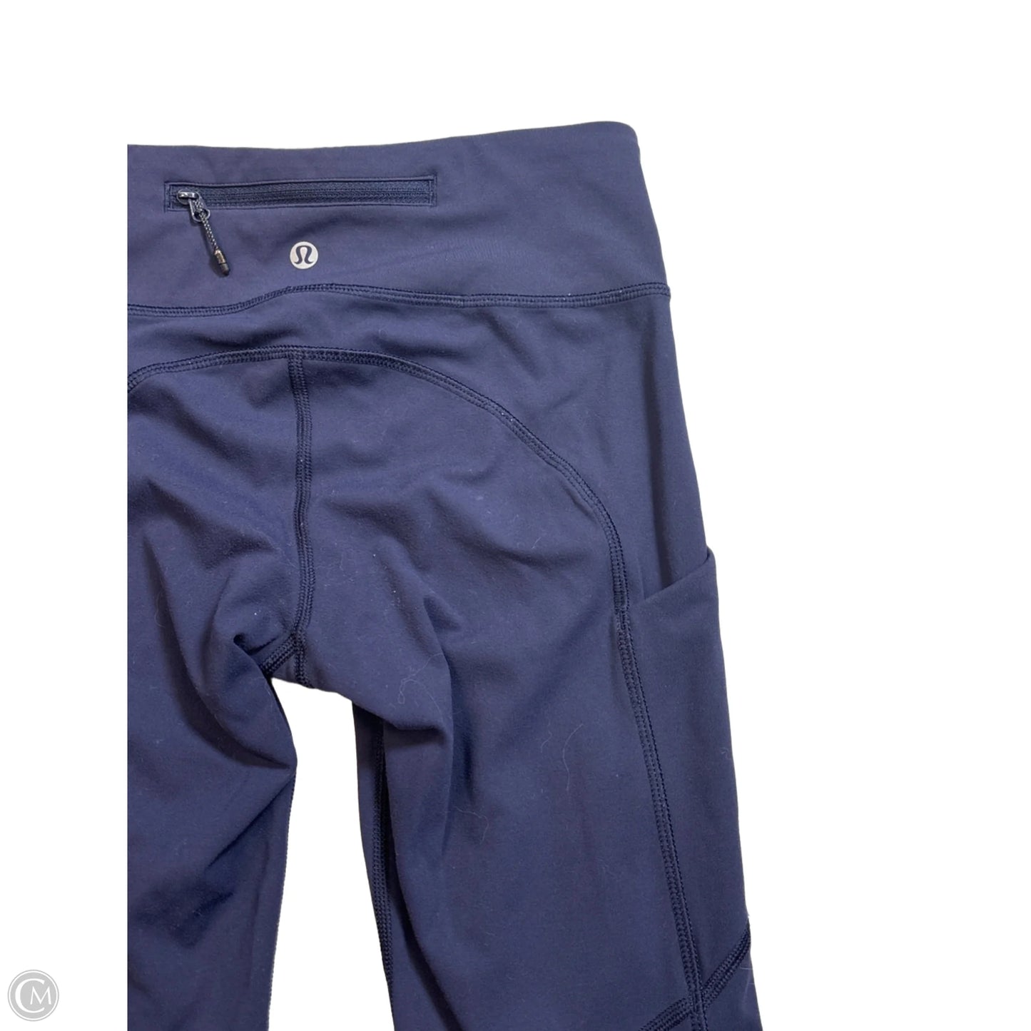 Athletic Leggings By Lululemon In Navy, Size: 4