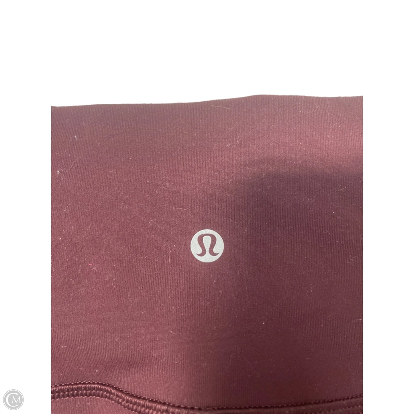 Athletic Leggings By Lululemon In Maroon, Size: 4