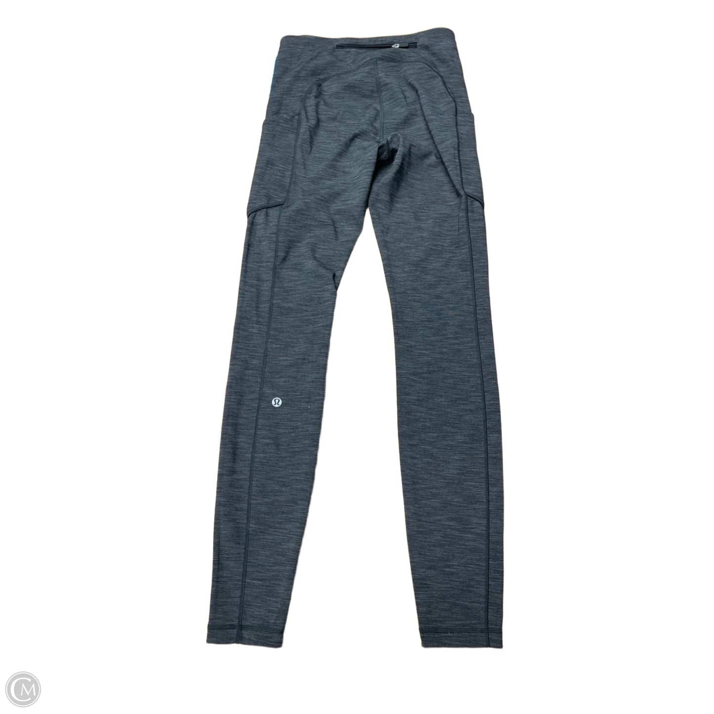 Athletic Leggings By Lululemon In Grey, Size: 4