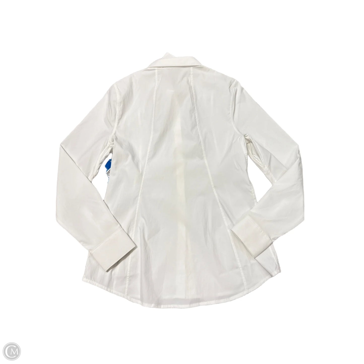 Blouse Long Sleeve By Athleta In White, Size: M