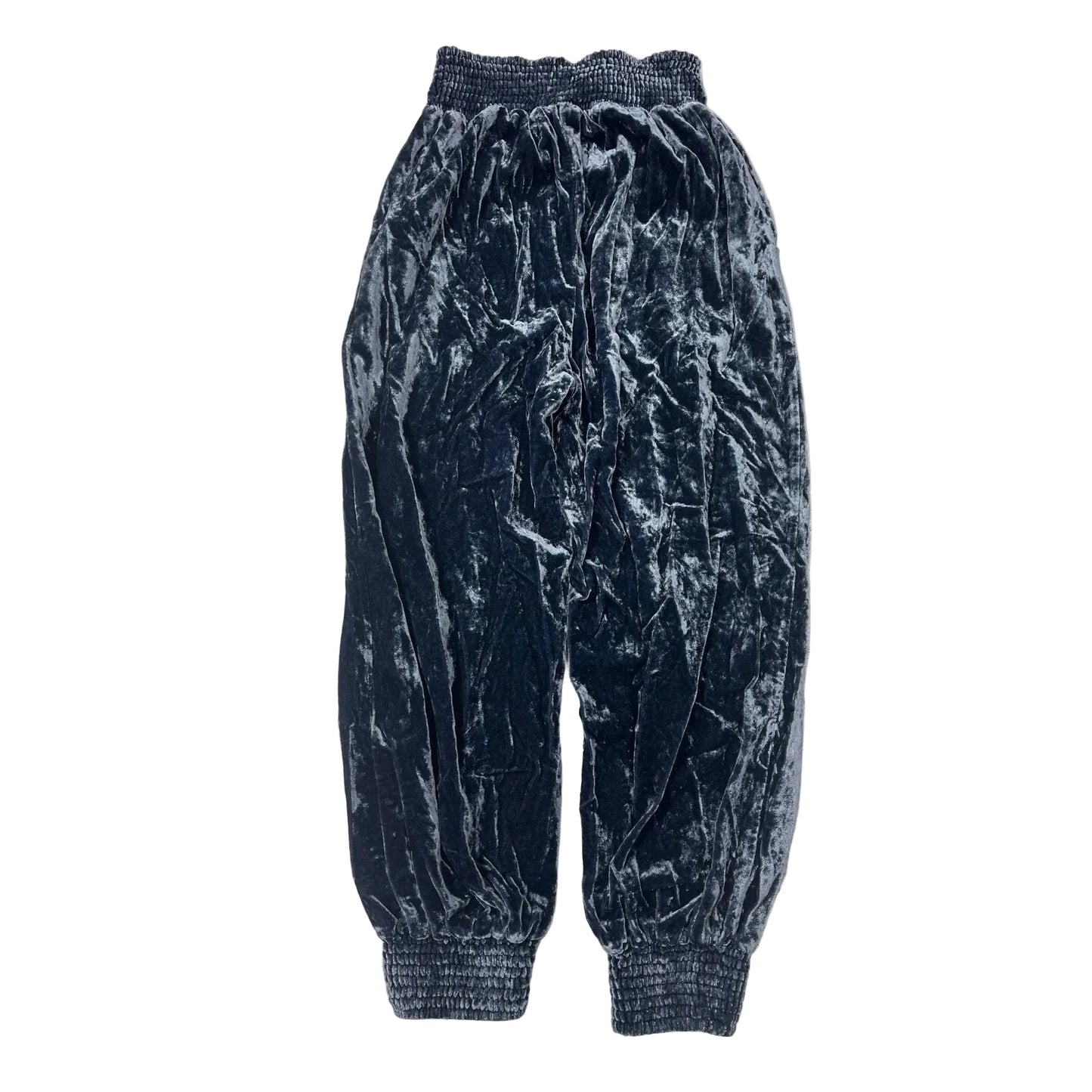 Velvet Jogger Style Pants By Anthropologie In Navy, Size: Xs