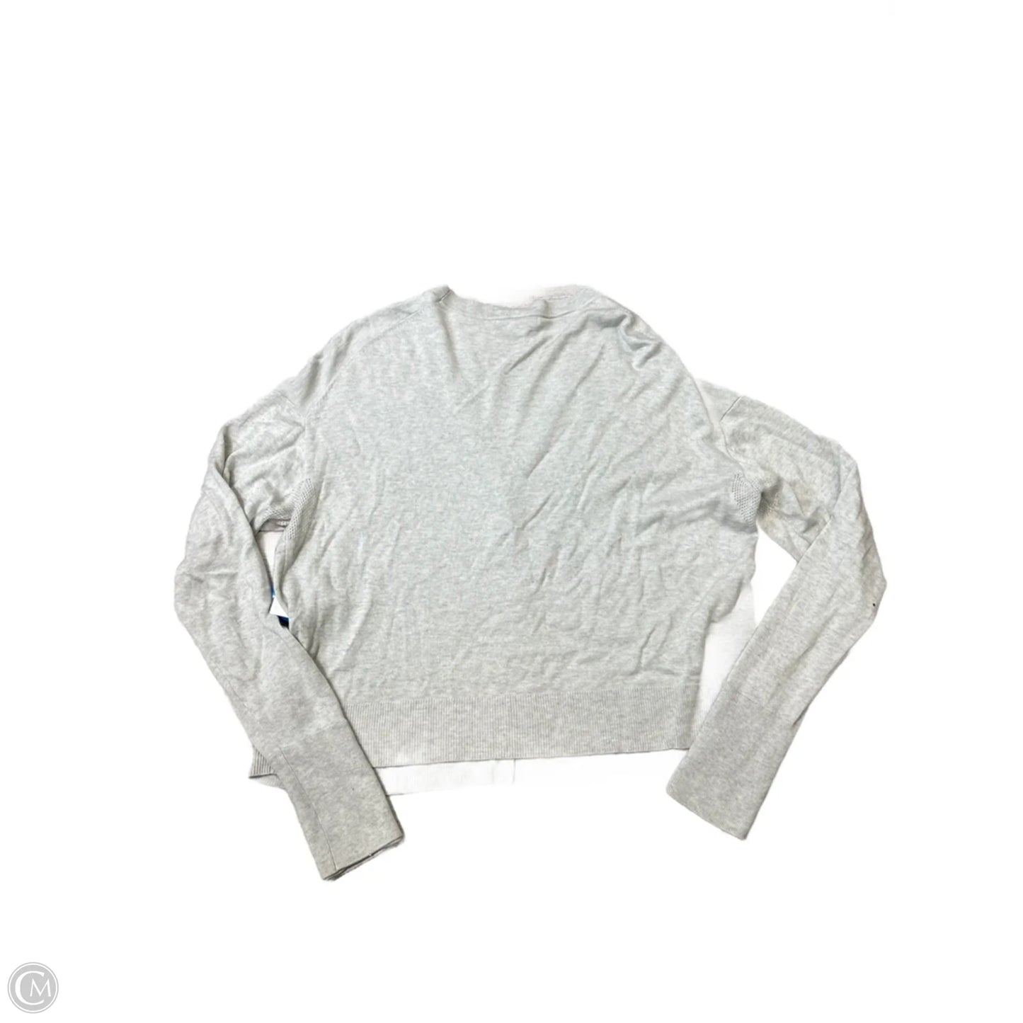 Sweater Cardigan By Athleta In Grey, Size: 1x