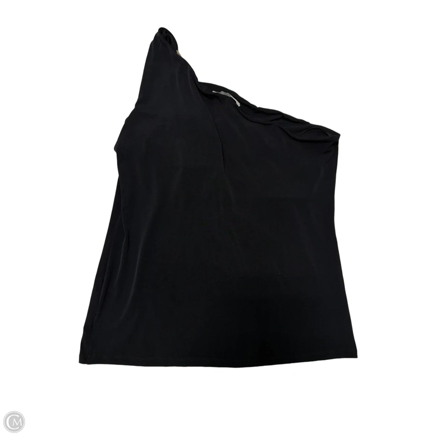New! Top Sleeveless Designer By Michael Kors In Black & Gold, Size: L