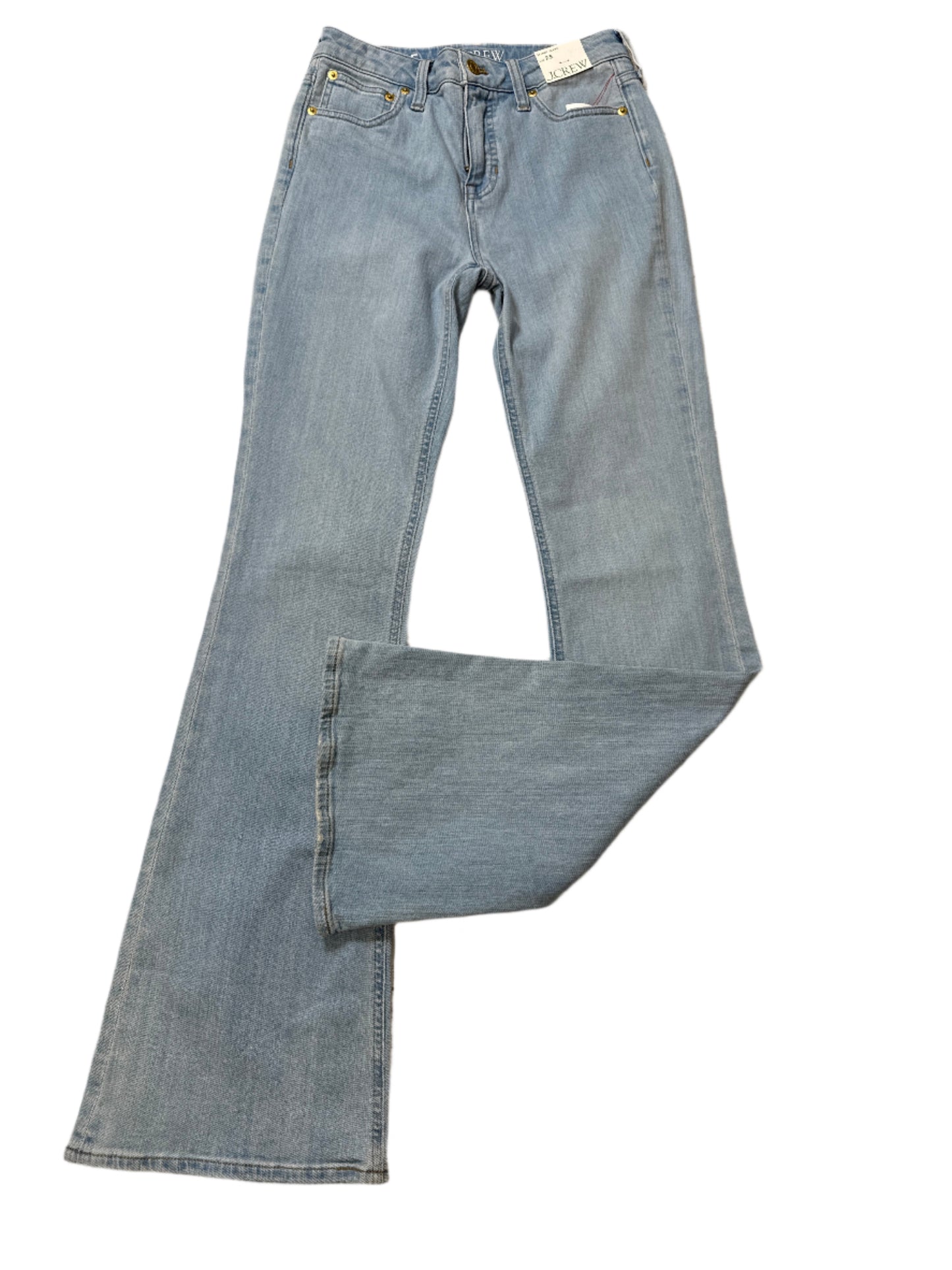New! Jeans Flared By J. Crew In Blue Denim, Size: 0