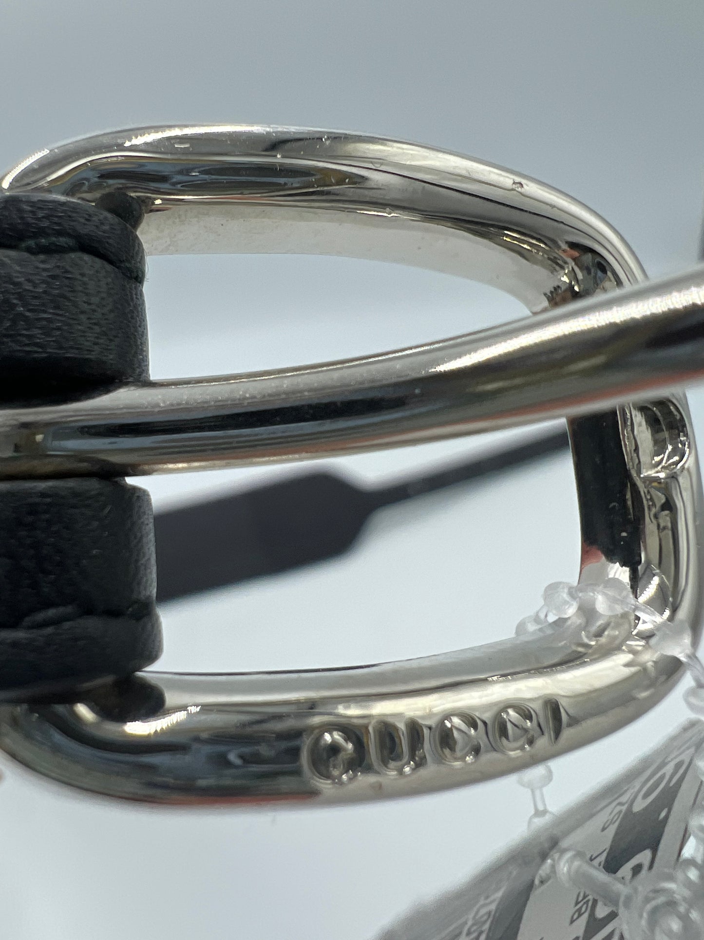 Like New! Gucci Moon Calfskin Studded Designer Belt, Size: Small (75 30)