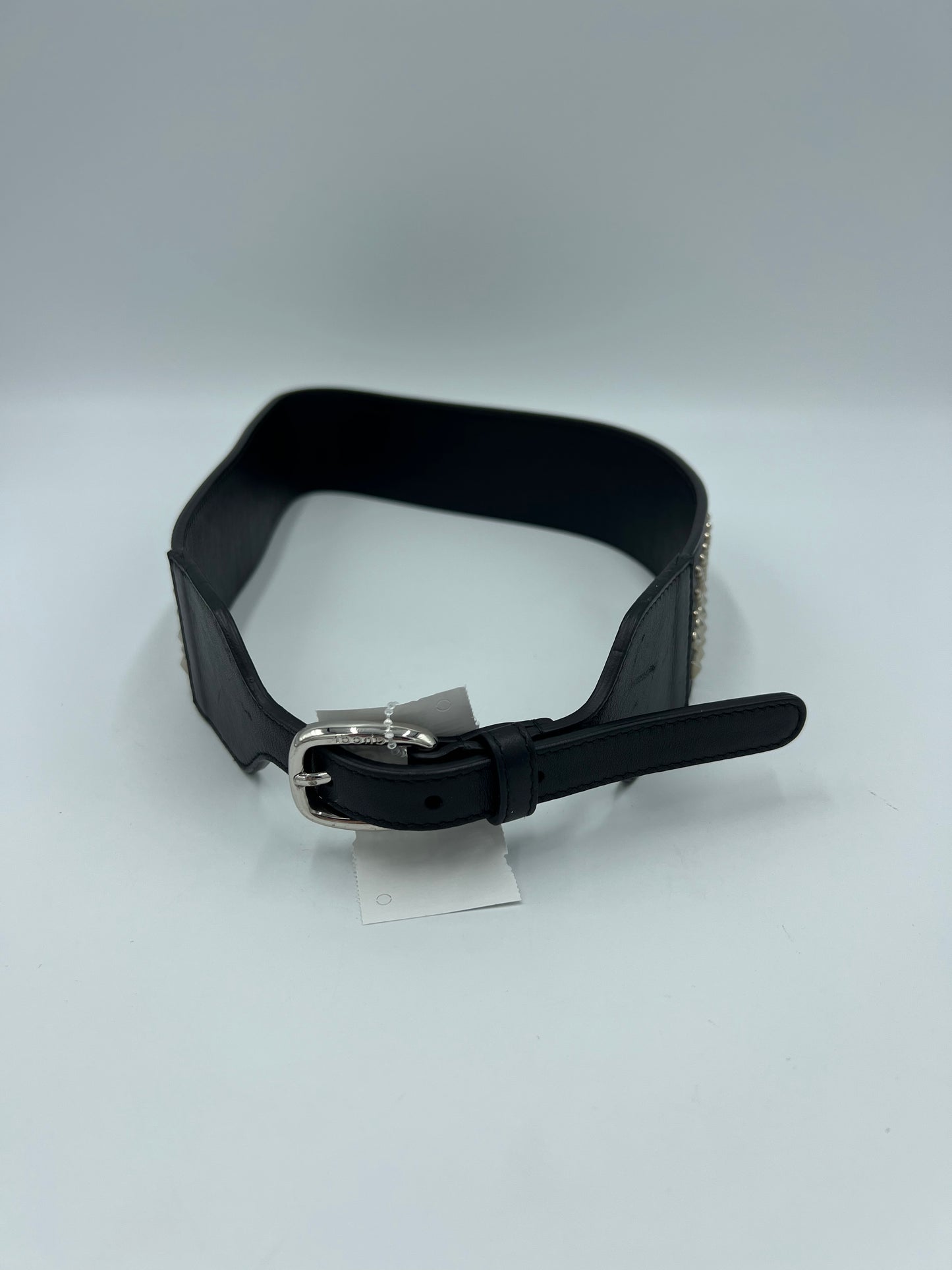 Like New! Gucci Moon Calfskin Studded Designer Belt, Size: Small (75 30)