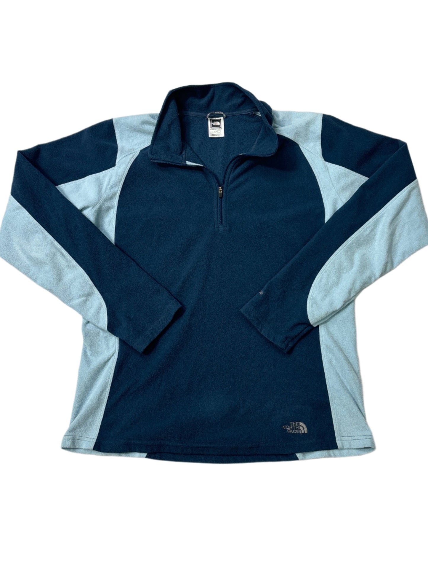 Fleece 1/4 Zip By The North Face In Blue Size: Xl