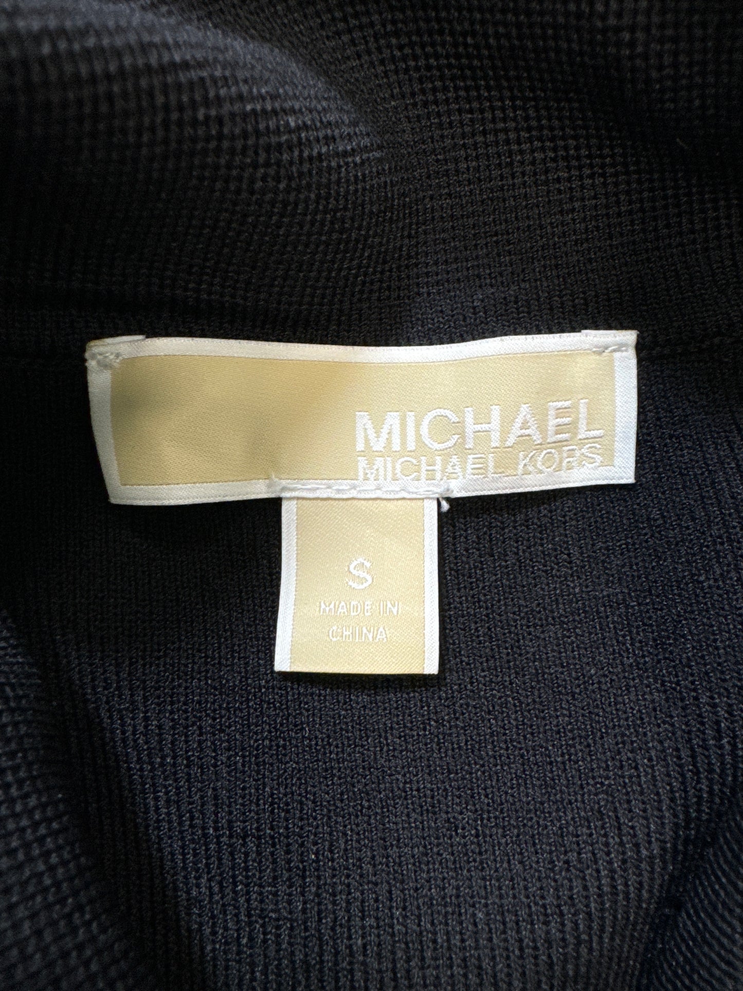 Dress Casual Midi By Michael Kors In Black, Size: S