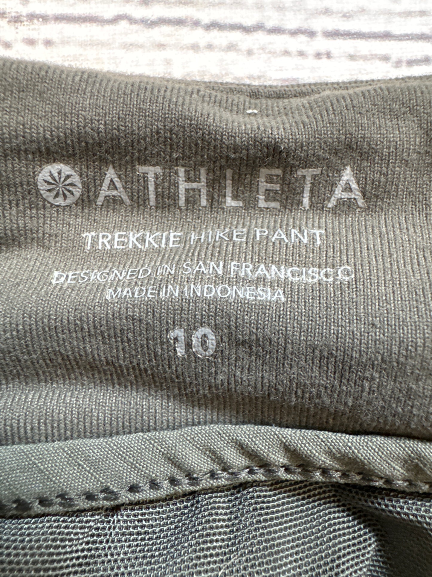 Athletic Pants By Athleta In Green, Size: 10