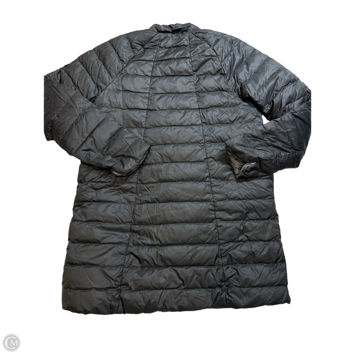 Jacket Puffer & Quilted By Athleta In Black & Green, Size: S