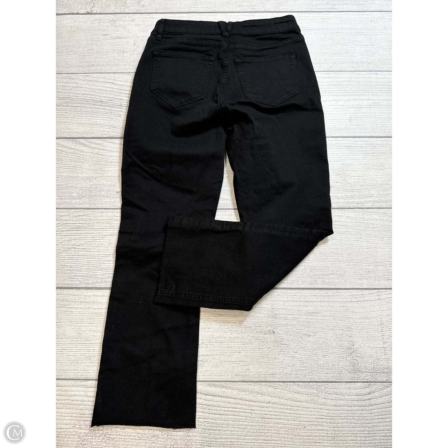 Jeans Straight By Vineyard Vines In Black, Size: 0