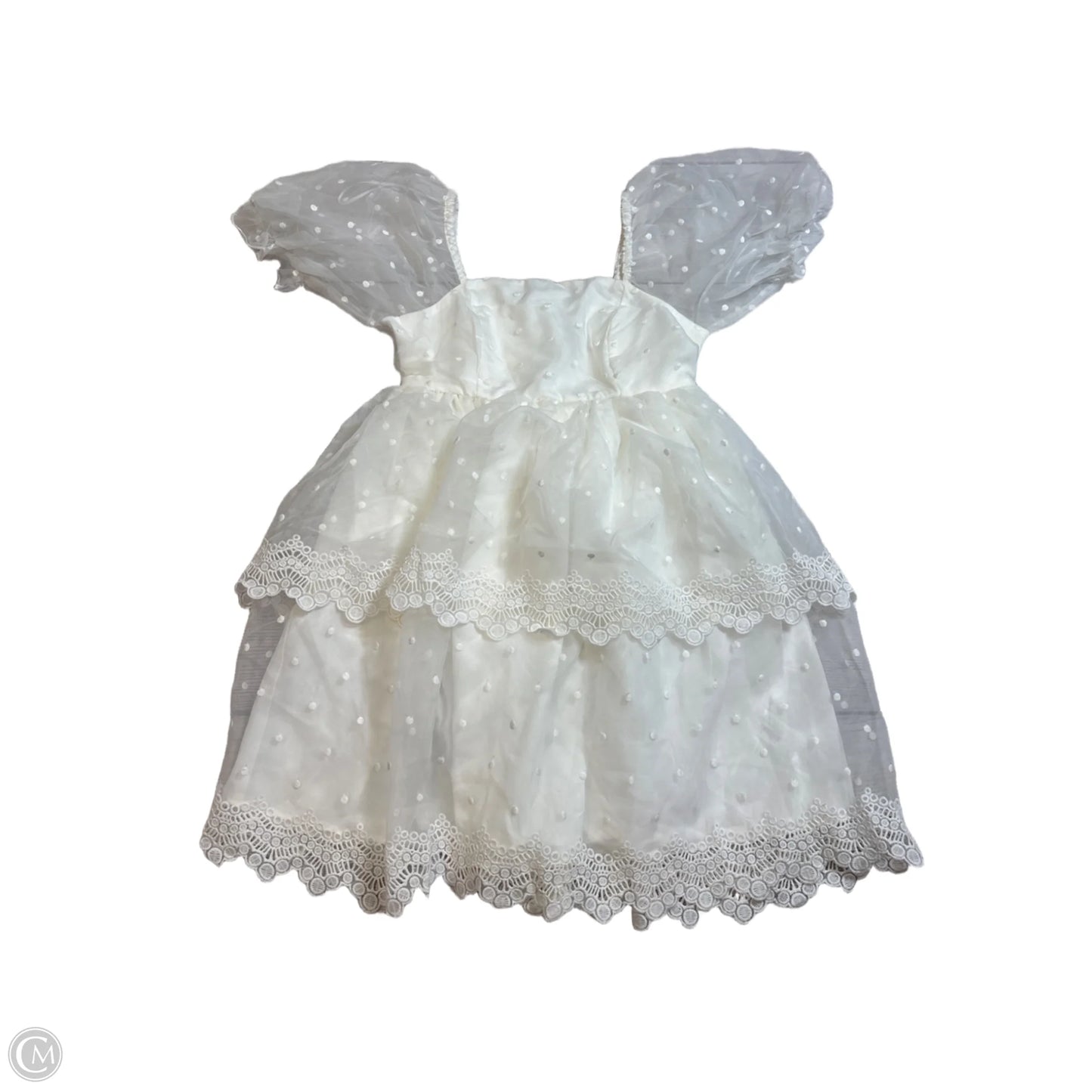 Dress Casual Short By English Factory In White, Size: Xs