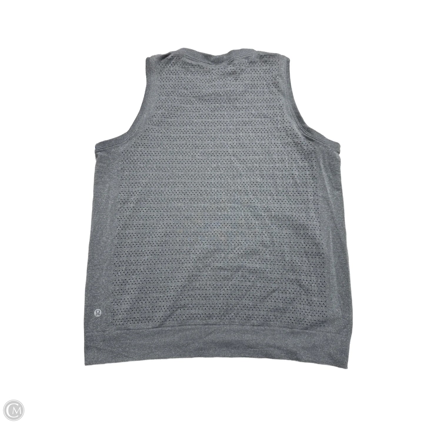 Athletic Tank Top By Lululemon In Grey, Size: M