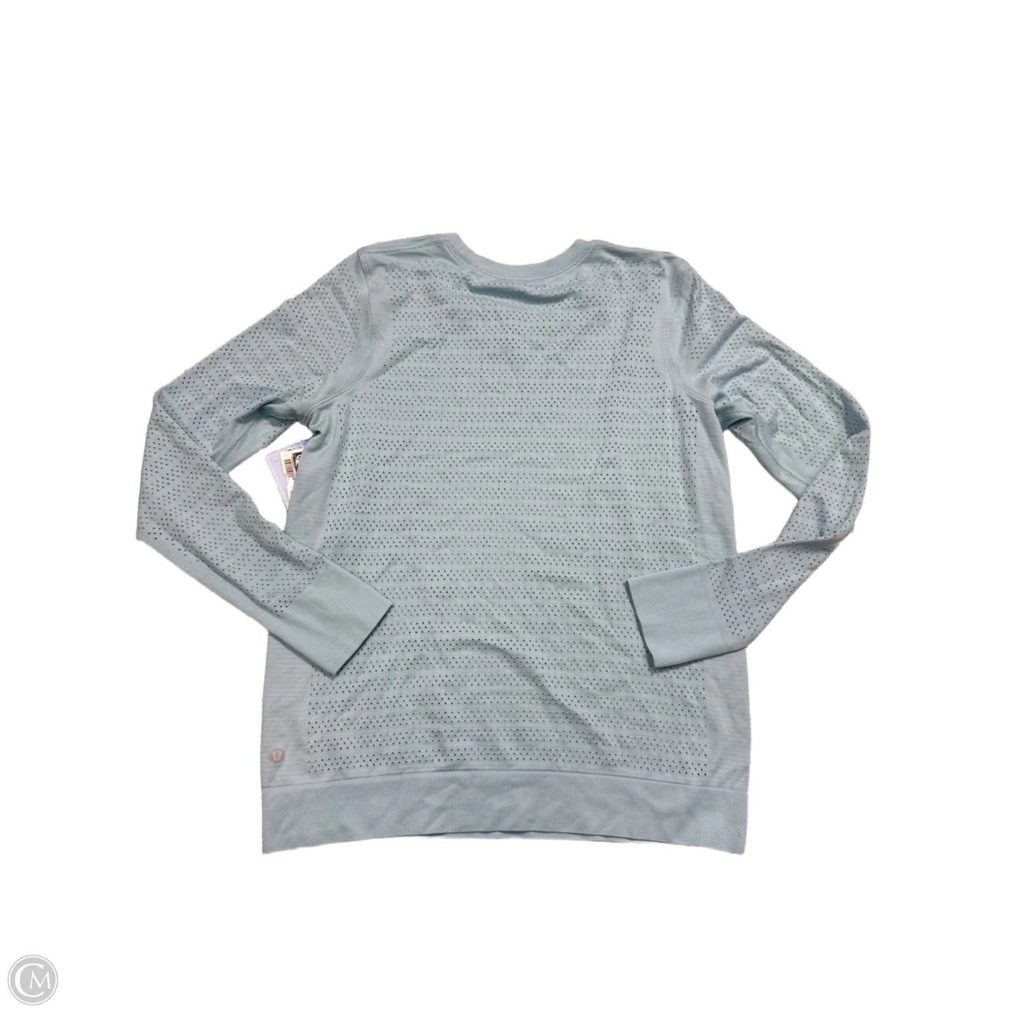 Athletic Top Long Sleeve Crewneck By Lululemon In Blue, Size: M