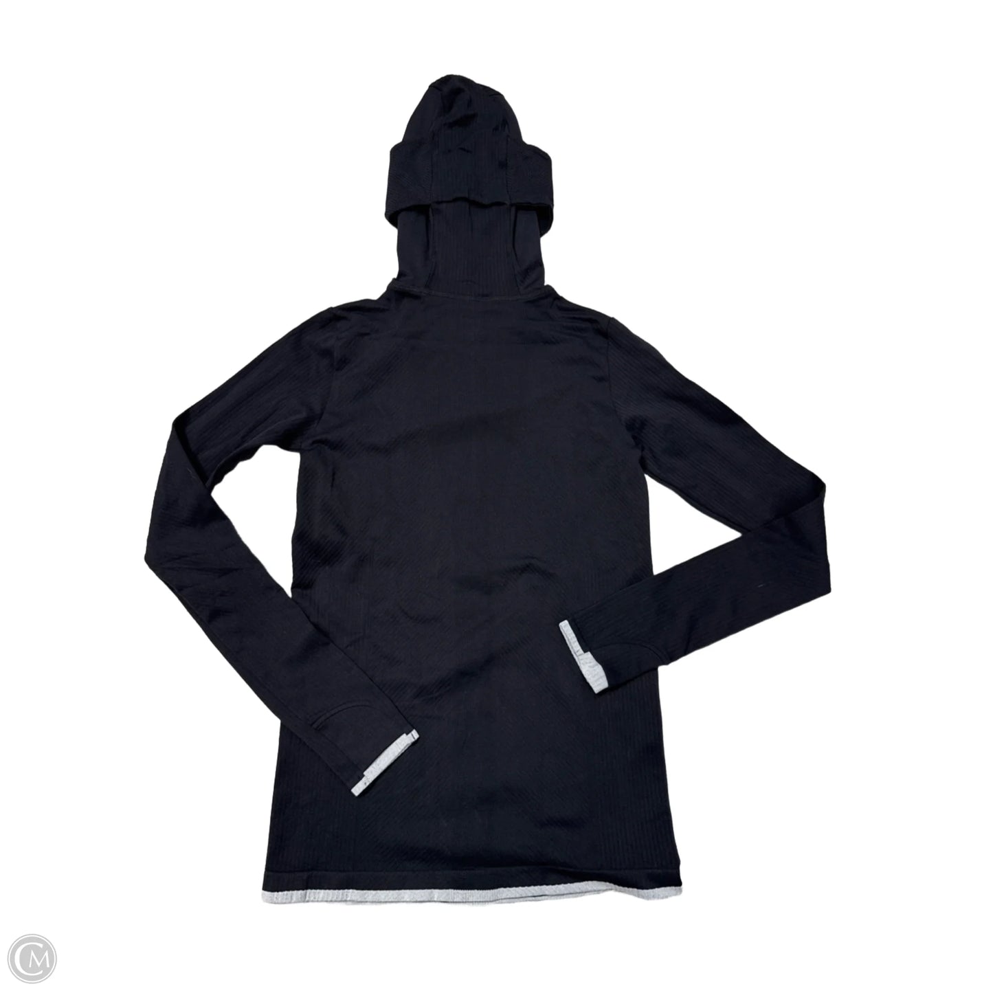 Athletic Top Long Sleeve Hoodie By Athleta In Black, Size: S