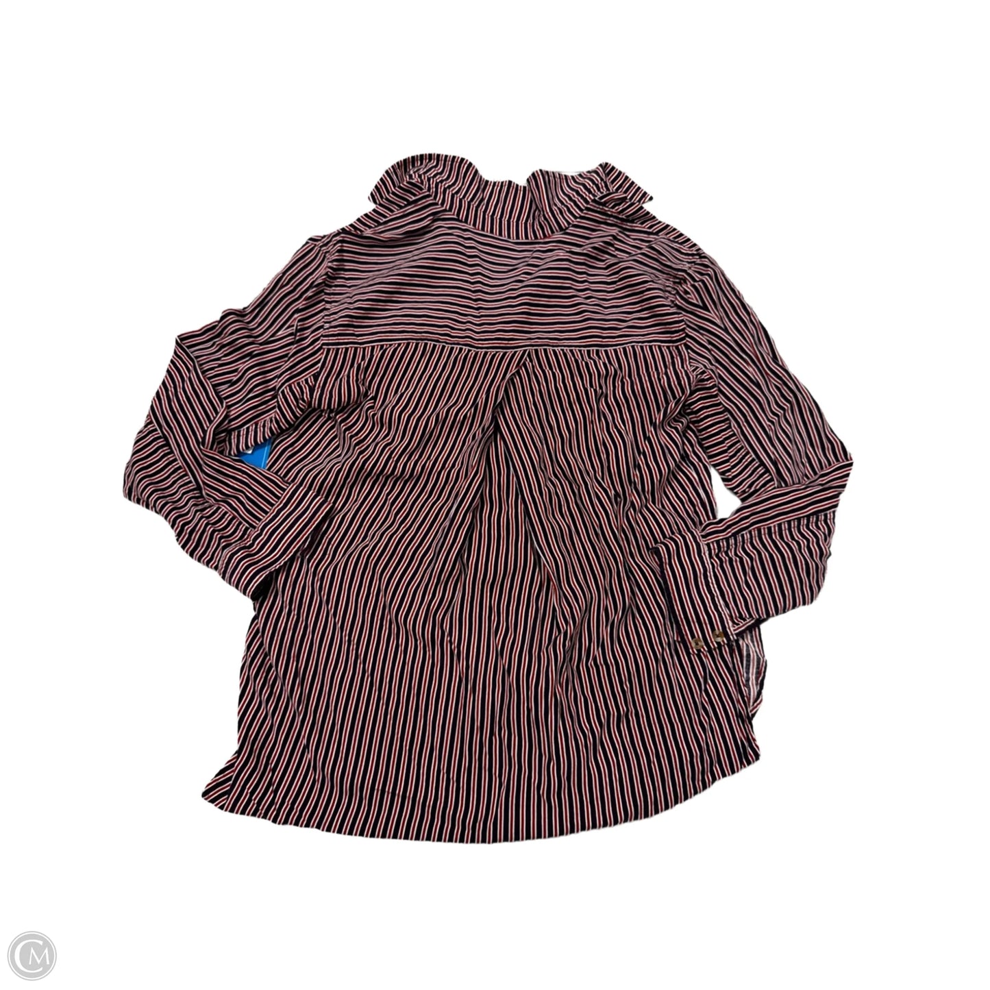 Top Long Sleeve By Maeve In Striped Pattern, Size: S