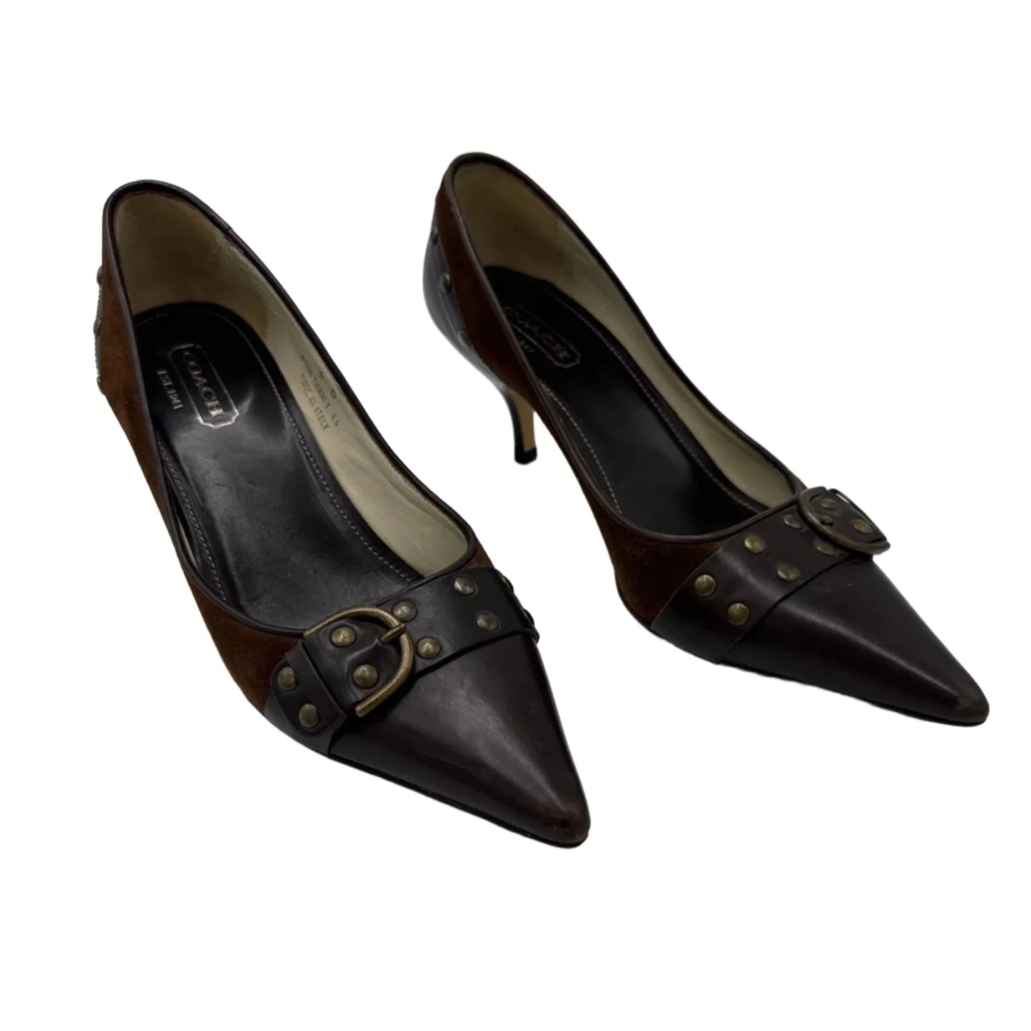 Shoes Designer By Coach In Brown, Size: 8
