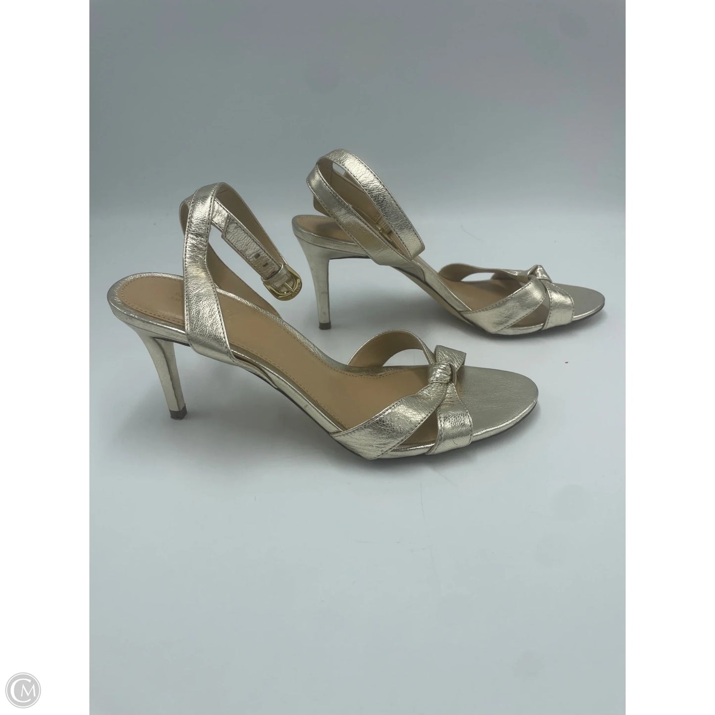 Shoes Designer By Michael Kors In Gold, Size: 8